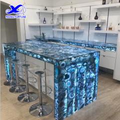 blue agate kitchen bench top