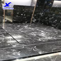 black ice flower marble slabs
