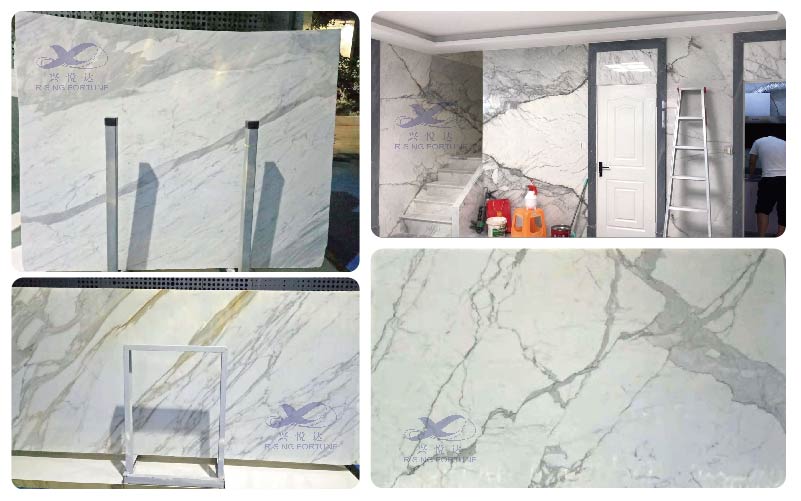 white marble with grey veins