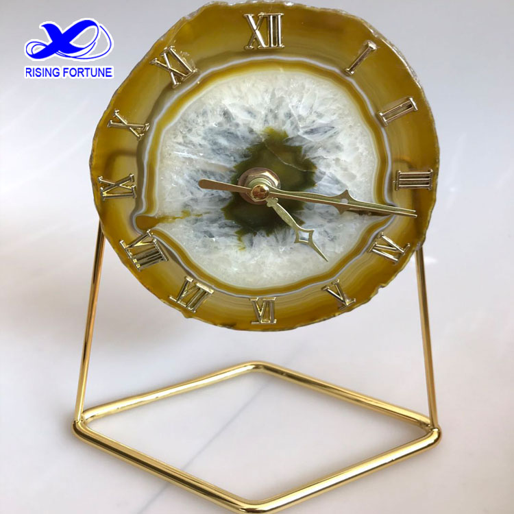 agate slice clock