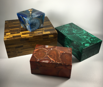 Gemstone jewelry box