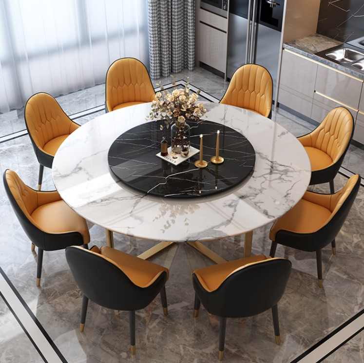 marble dining table