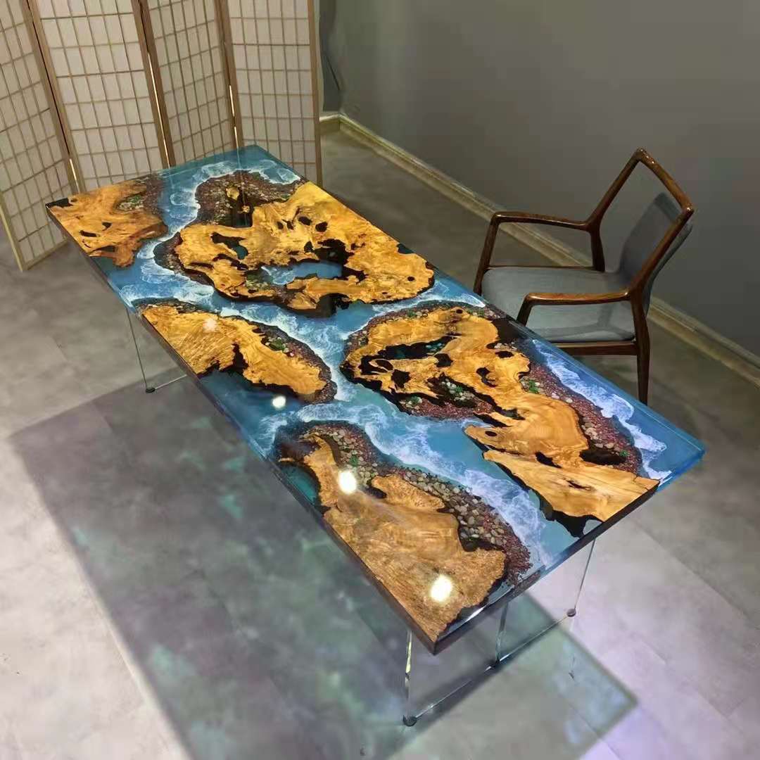  Epoxy river resin table
