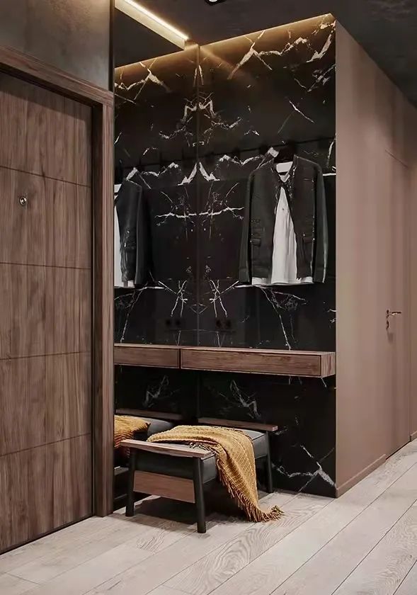 marble cloakroom