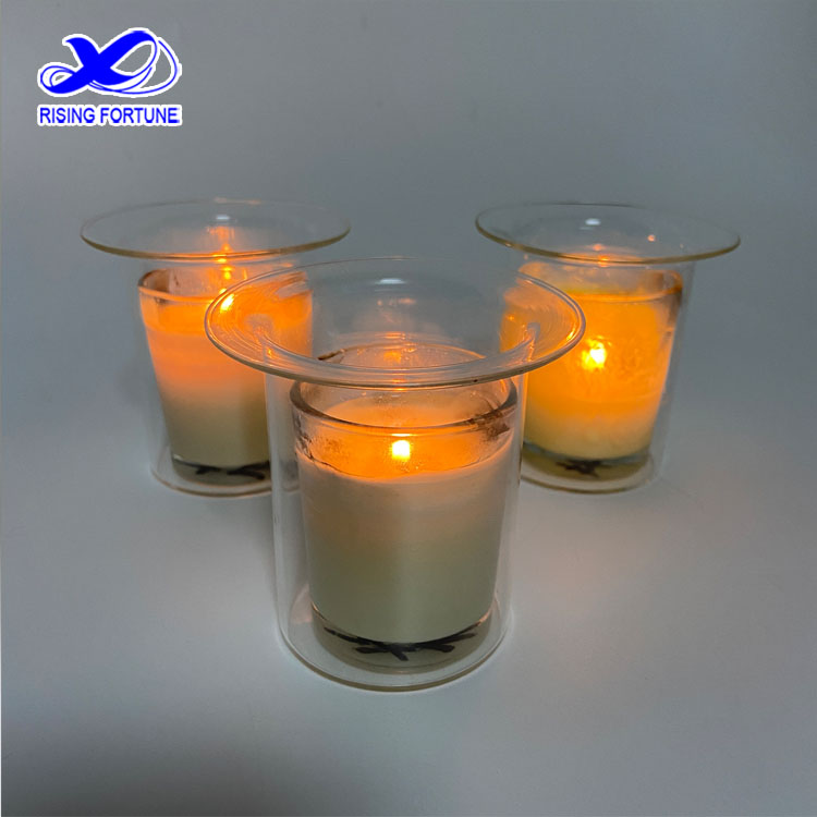 glass candle insert