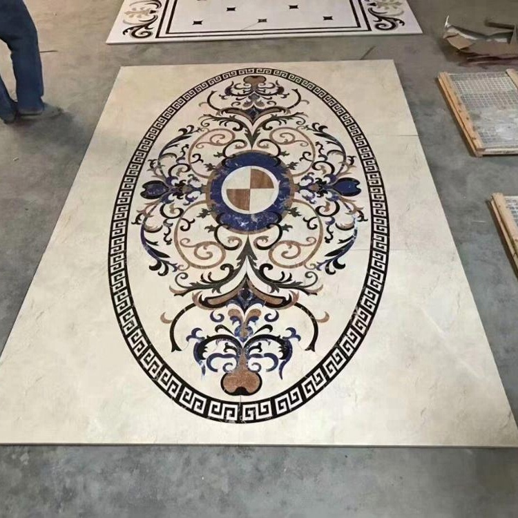 beige marble medallion