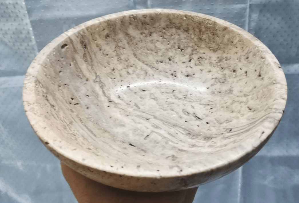 travertine bowl