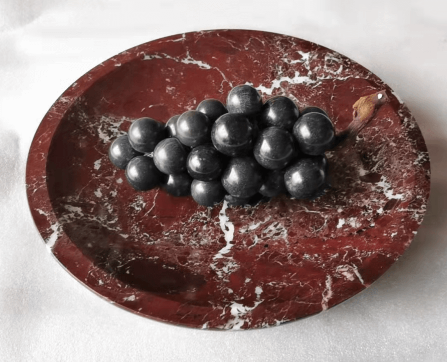 marble fruit bowl