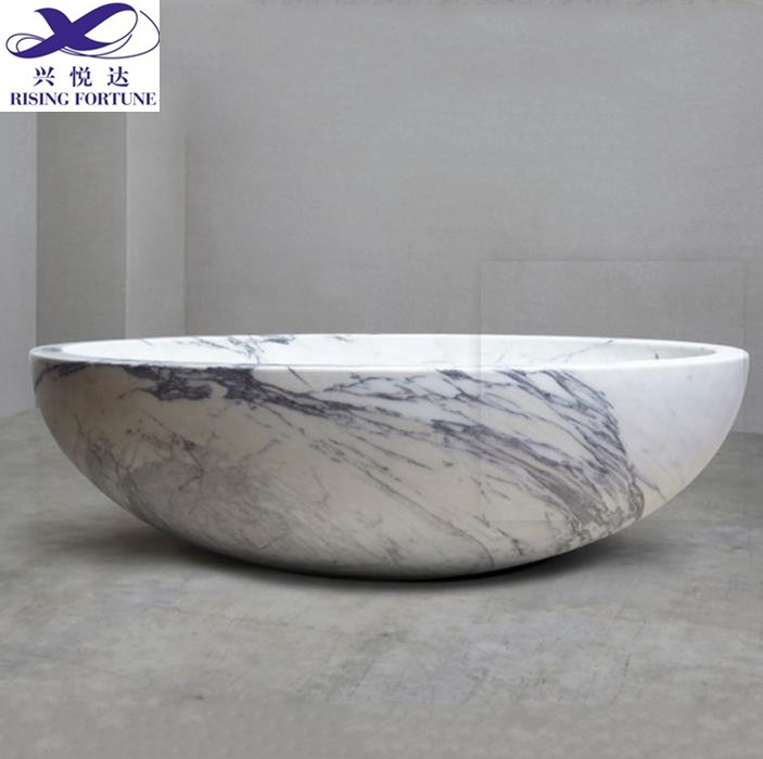 freestanding marble bathtub