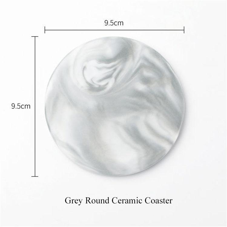 round ceramic coaster