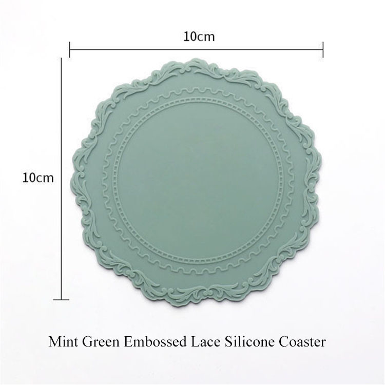 Embossed Silicone Coaster