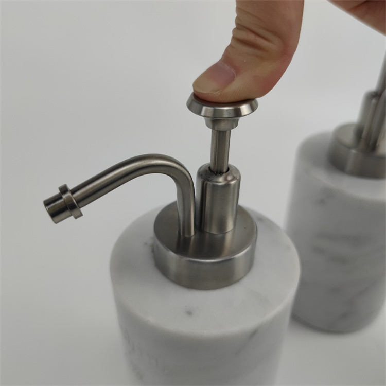 marble soap dispenser bottle