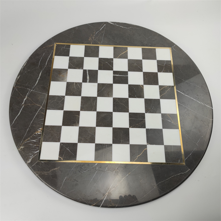 black marble chess set