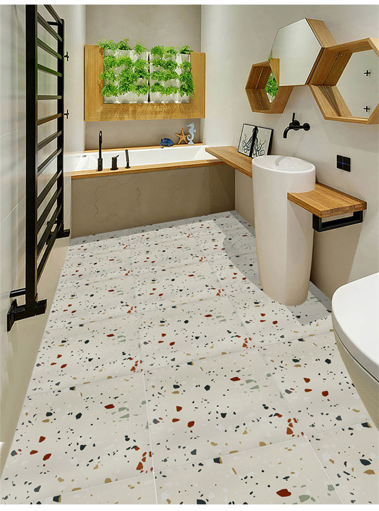 terrazzo tile floor