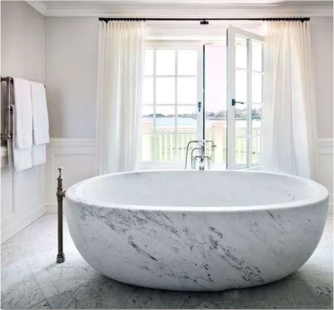 marble bathroom bathtub