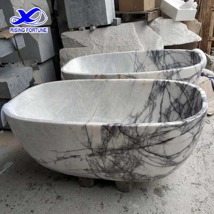 custom marble bathtub