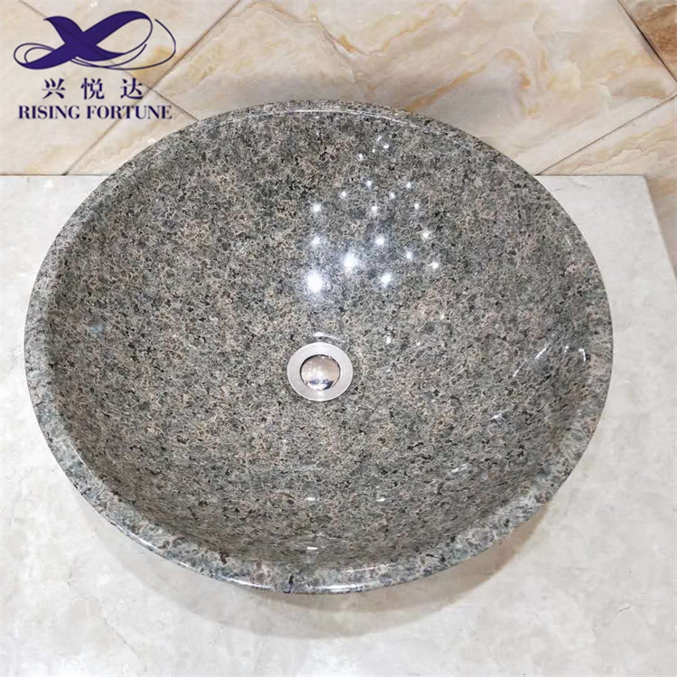 granite double trough sinks