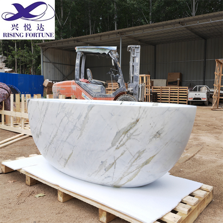 hand made standing bathtub marble