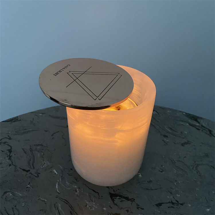 onyx candle holder