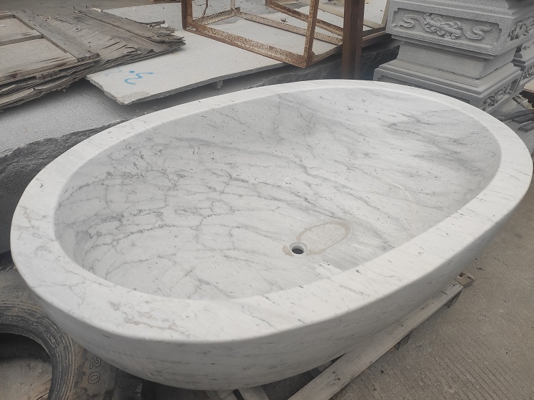 marble stone bathtub