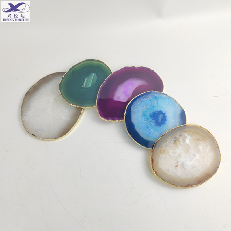 agate coasters set of 4