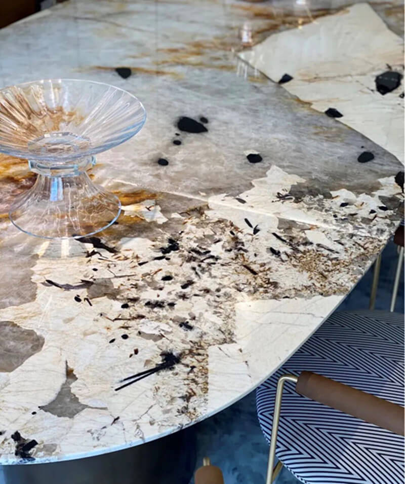 marble rectangle dining table