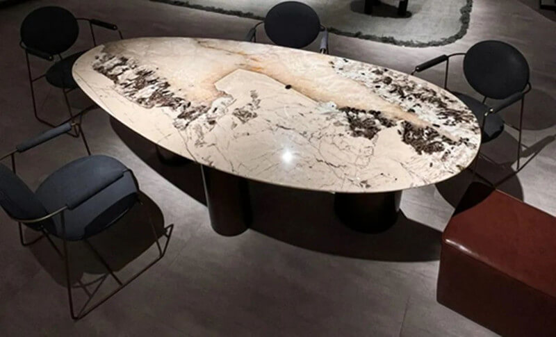 luxury marble dining table