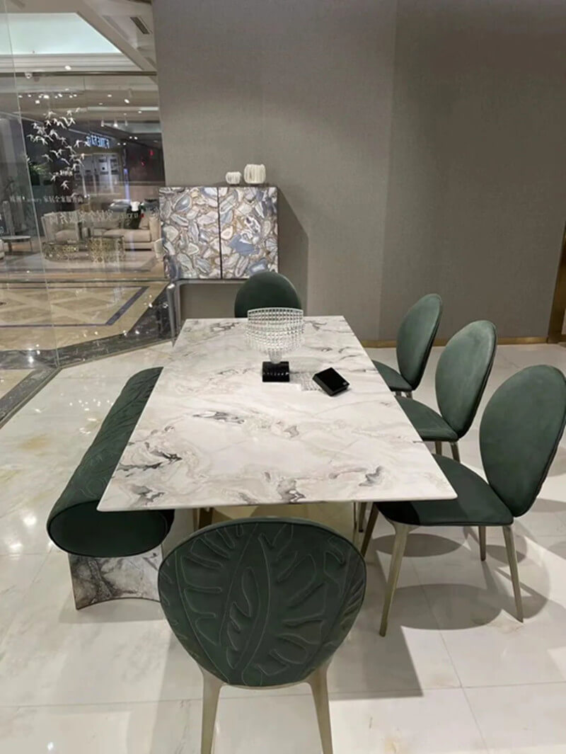 marble top center table