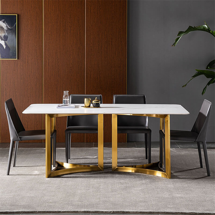 sintered stone round dining table