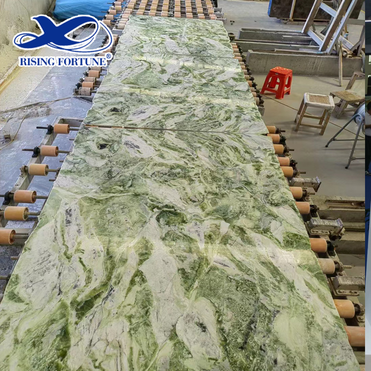 green marble slab