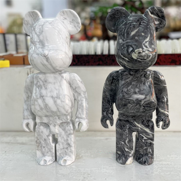 bearbrick marble tissue holder