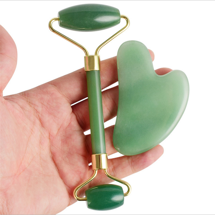jade stone facial massage roller