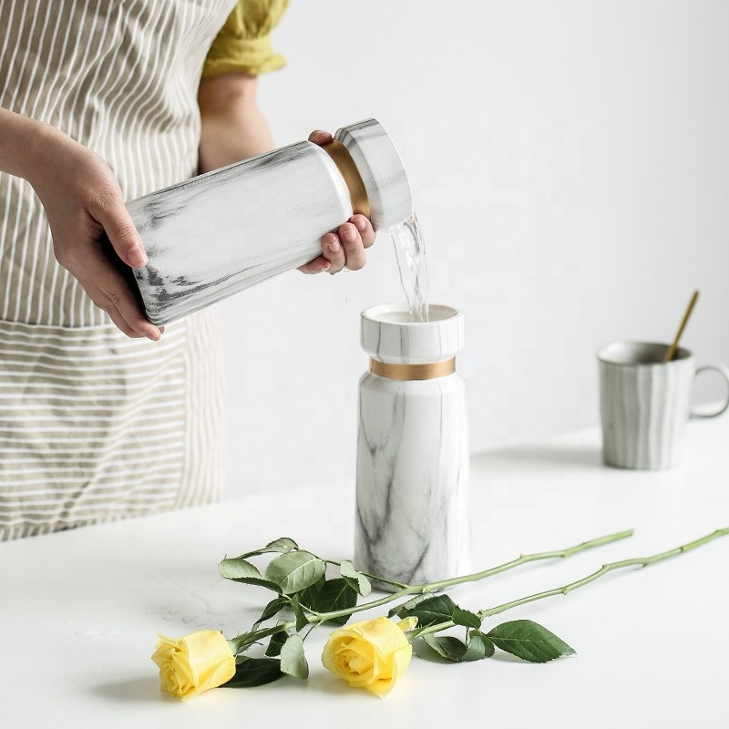 marble mantel vase