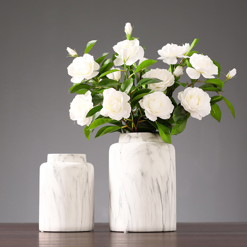 marble glass vase