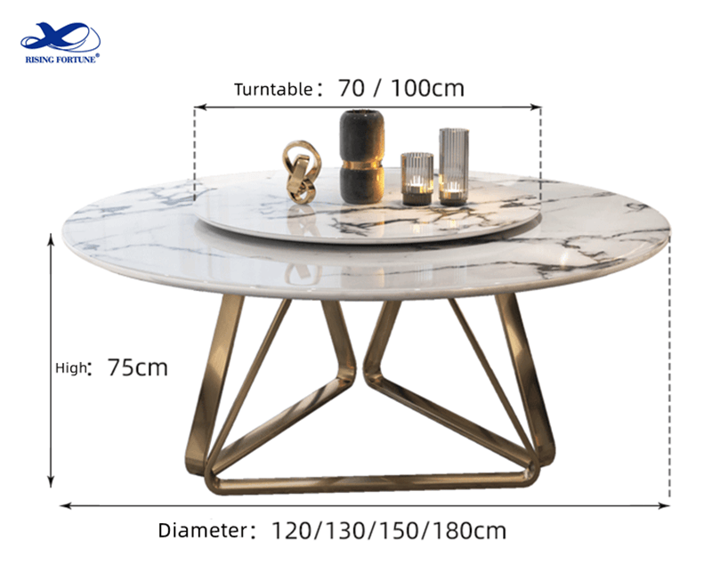 white marble dining table set