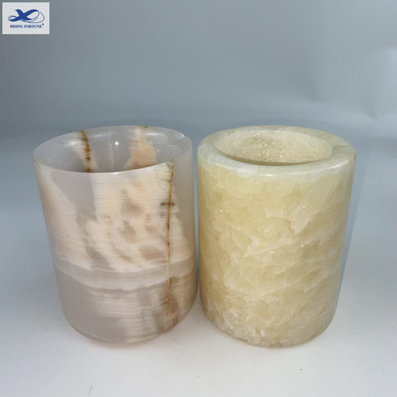 concrete candle vessels
