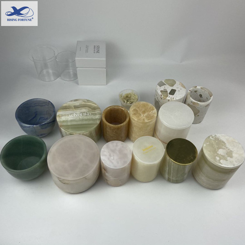 candle containers with lids