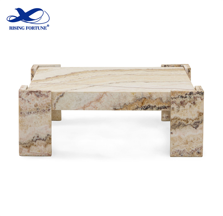 modern living room luxury coffee table set marble