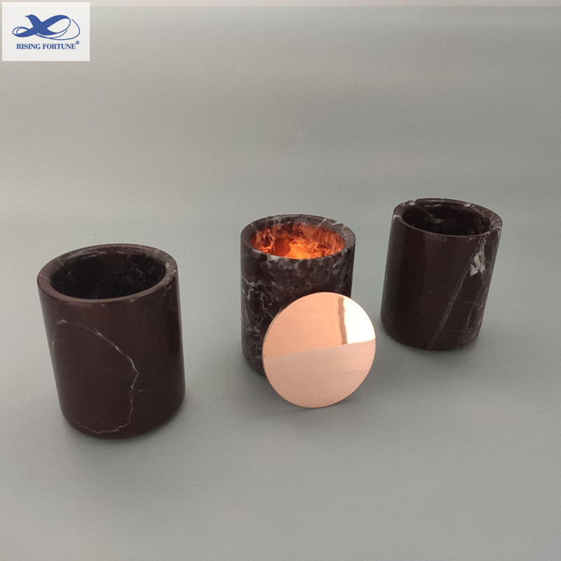 candle vessels with lids
