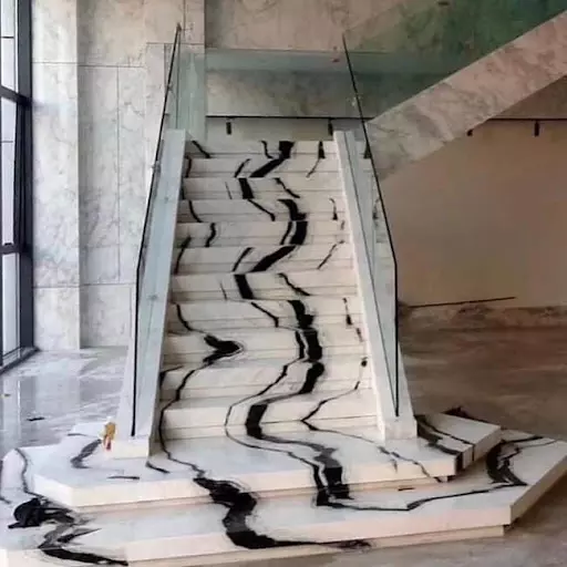 natural marble tiles for staircase