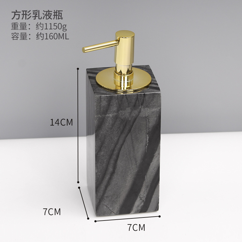 marble soap lotion pump dispenser