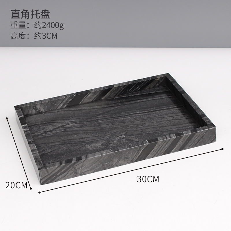 marble rectangle tray in bulk