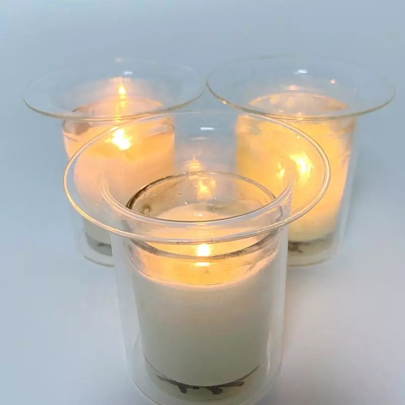 glass insert for candle jar glass insert for candle jar
