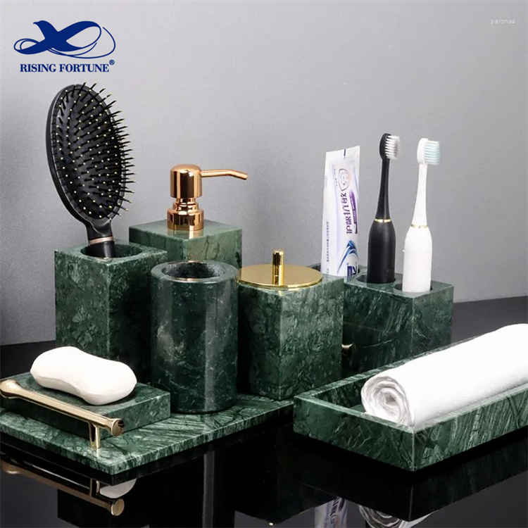 green marble bathroom sets luxury