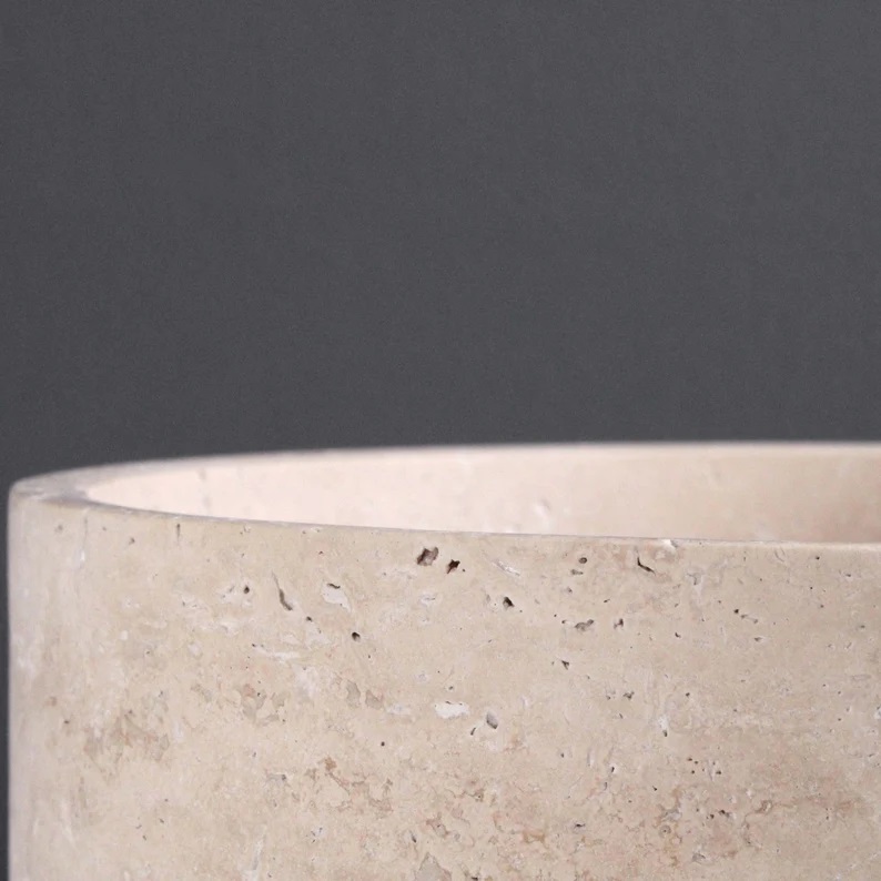 marble elevated dog bowls