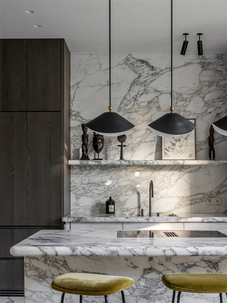 marble look slab wall tile for interior wall
