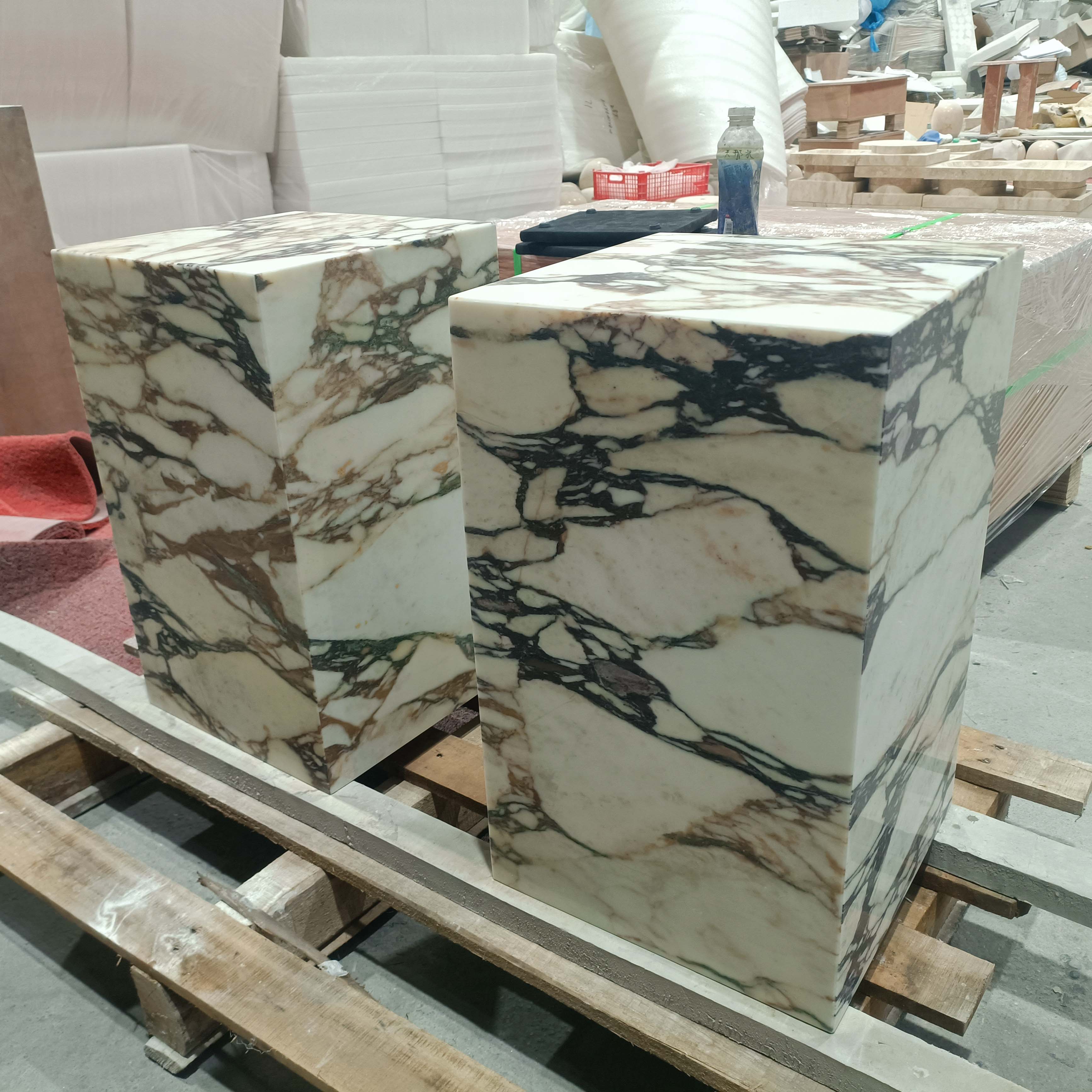 Calacatt viola marble coffee table