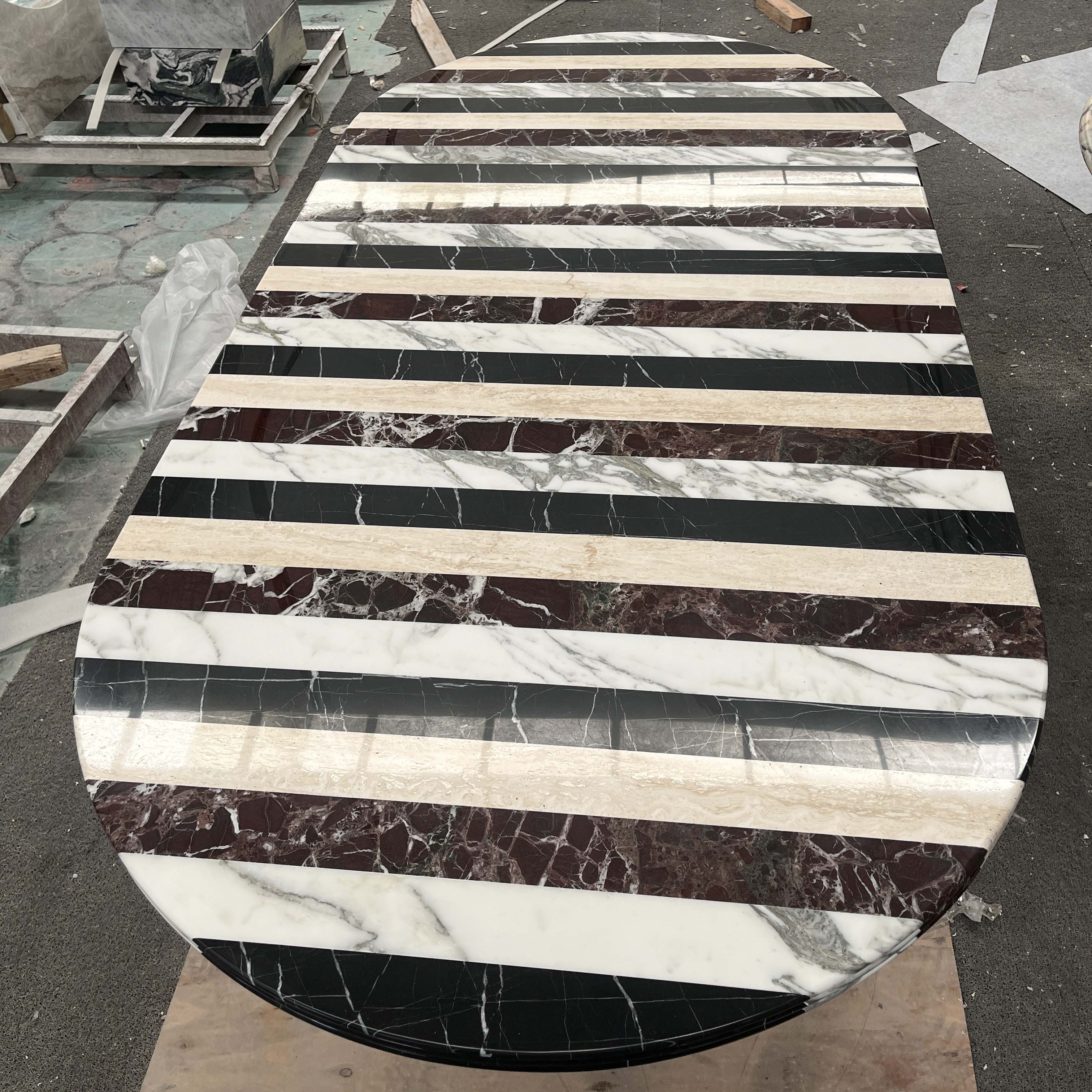 Marble dining table