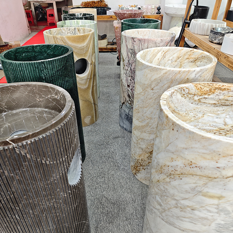 More marble sink styles