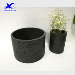 Small stone flower pots for decoration